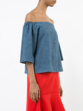 off-the-shoulder blouse 