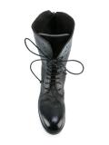mid-calf zipped boots