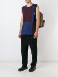 colour block knit top