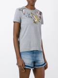 bird print T-shirt 