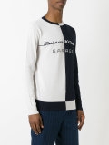 'garage' pattern jumper