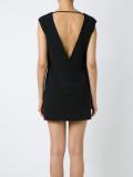 deep v neck dress