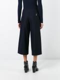 wide leg cropped trousers