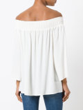 off-shoulders blouse