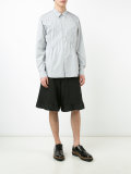 wide-legged drop-crotch bermudas