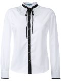 ruffle neck shirt