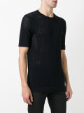 ladder stitch rib knit top