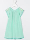 embroidered cheesecloth dress
