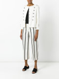 double-breasted military jacket
