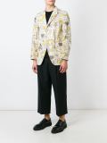 printed blazer