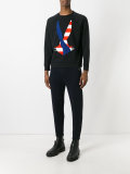 appliqué bunny sweatshirt 