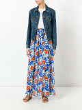 floral print maxi skirt
