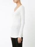 longsleeved buttoned T-shirt