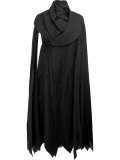 single sleeve draped cape