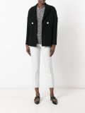 contrast blazer 