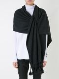 tassel fringe oversized scarf