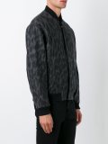 animalier print bomber jacket
