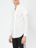 layered sleeve shirt