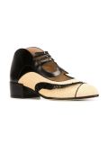 cut-out buckled shoes