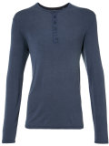 longsleeved button T-shirt