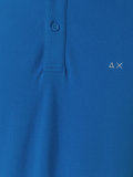contrast polo shirt