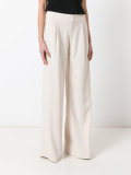 pleat detail palazzo trousers
