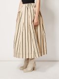 striped full skirt