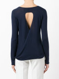 draped back jumper