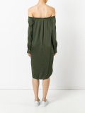 off-shoulder dress
