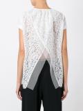 lace back T-shirt