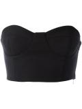 bustier cropped top