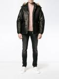 hooded puffer jacket
