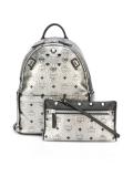 embellished zip up backpack