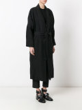 fringed shoulder detail coat