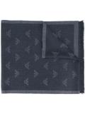 logo print scarf