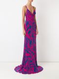 floral print silk dress