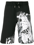 printed track shorts 