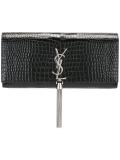 'Monogram' tassel clutch