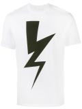 lightning bolt print t-shirt 