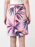 palm trees print skirt 