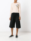 drawstring track shorts 
