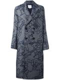 'Robot' jacquard coat
