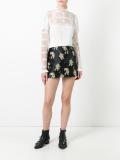 tiger pattern mini skirt