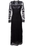 macrame longsleeved dress