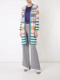 zig-zag pattern open cardigan