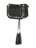 mirror embroidered shoulder bag
