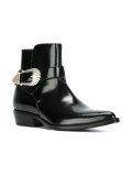 buckle strap boots