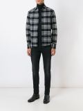 cropped outside flannel shirt
