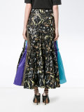 jacquard asymmetric skirt 