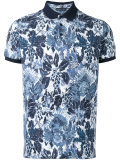floral print polo shirt